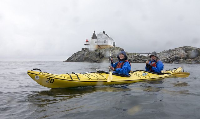 Dobbelkajakk Saltholmen fyr